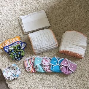 Newborn cloth diaper lot